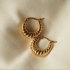 Croissant Hoop Earrings